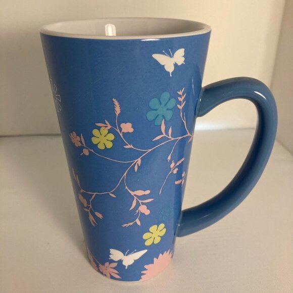 STARBUCKS Mug with Butterflies Large  Capacity - Picture 1 of 4